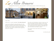 Tablet Screenshot of brauereivilla.de